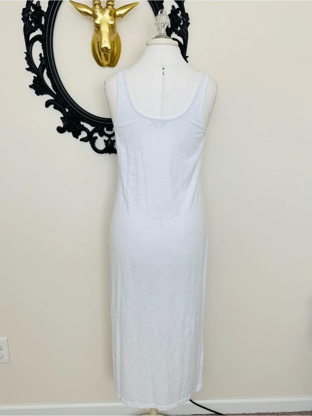 Z Supply White Sleeveless Maxi Tank Dress